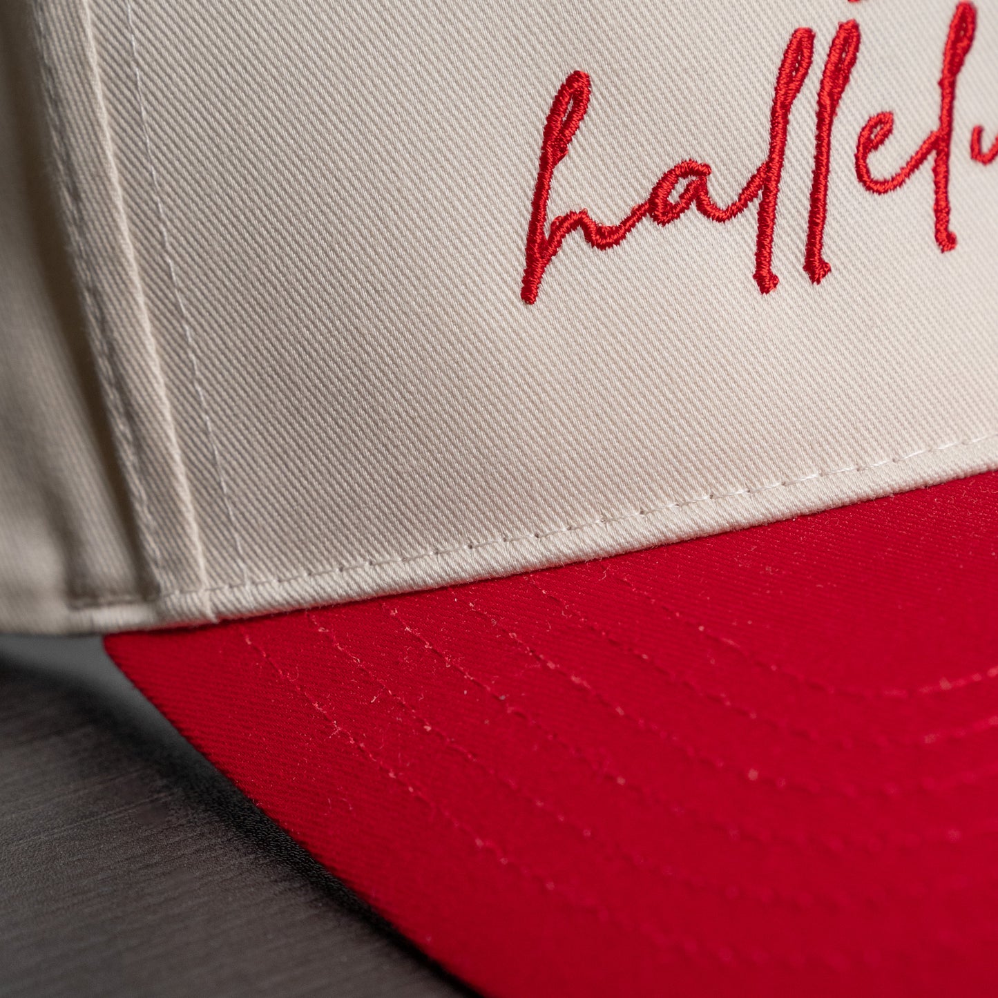 Raise a Hallelujah cap displayed on a neutral background emphasizing design and color contrast
