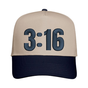 3:16 – Christian Five-Panel Twill Cap
