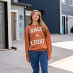 "Salt + Light" Comfort Crewneck Sweatshirt