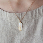 YHWH Christian necklace in 18K gold