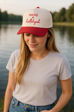 Faith-based unisex hat with Raise a Hallelujah design