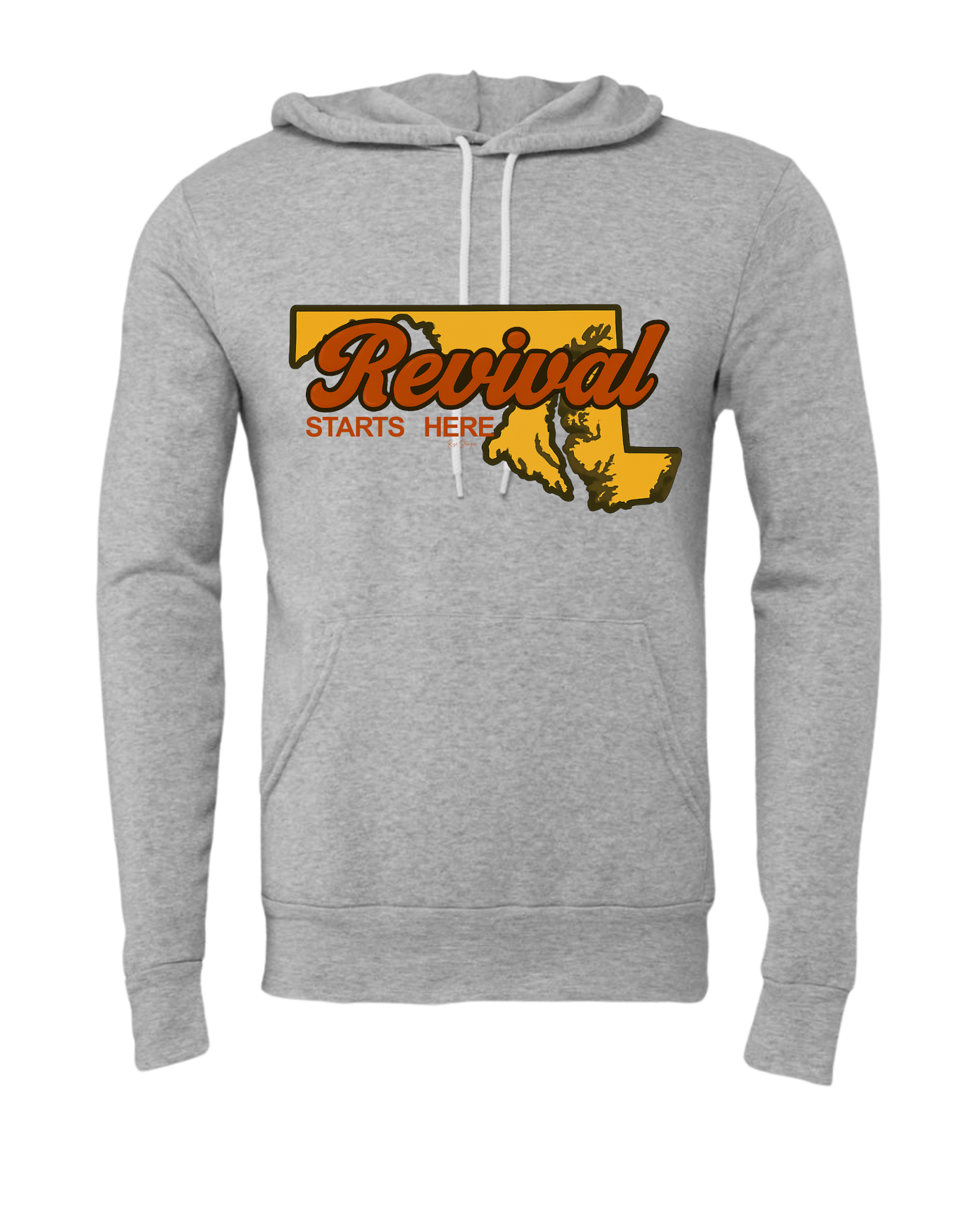 Revival Starts Here PICK YOUR STATE Hoodie (M)