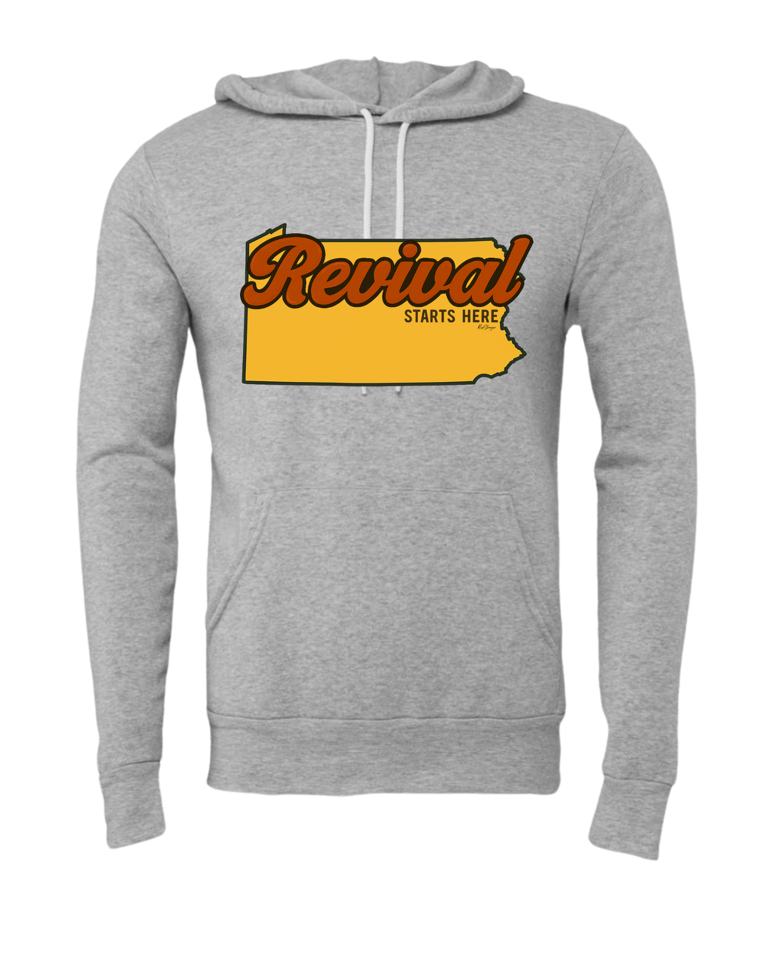 Revival Starts Here PICK YOUR STATE Hoodie (O-S)
