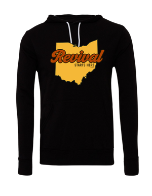 Revival Starts Here PICK YOUR STATE Hoodie (O-S)