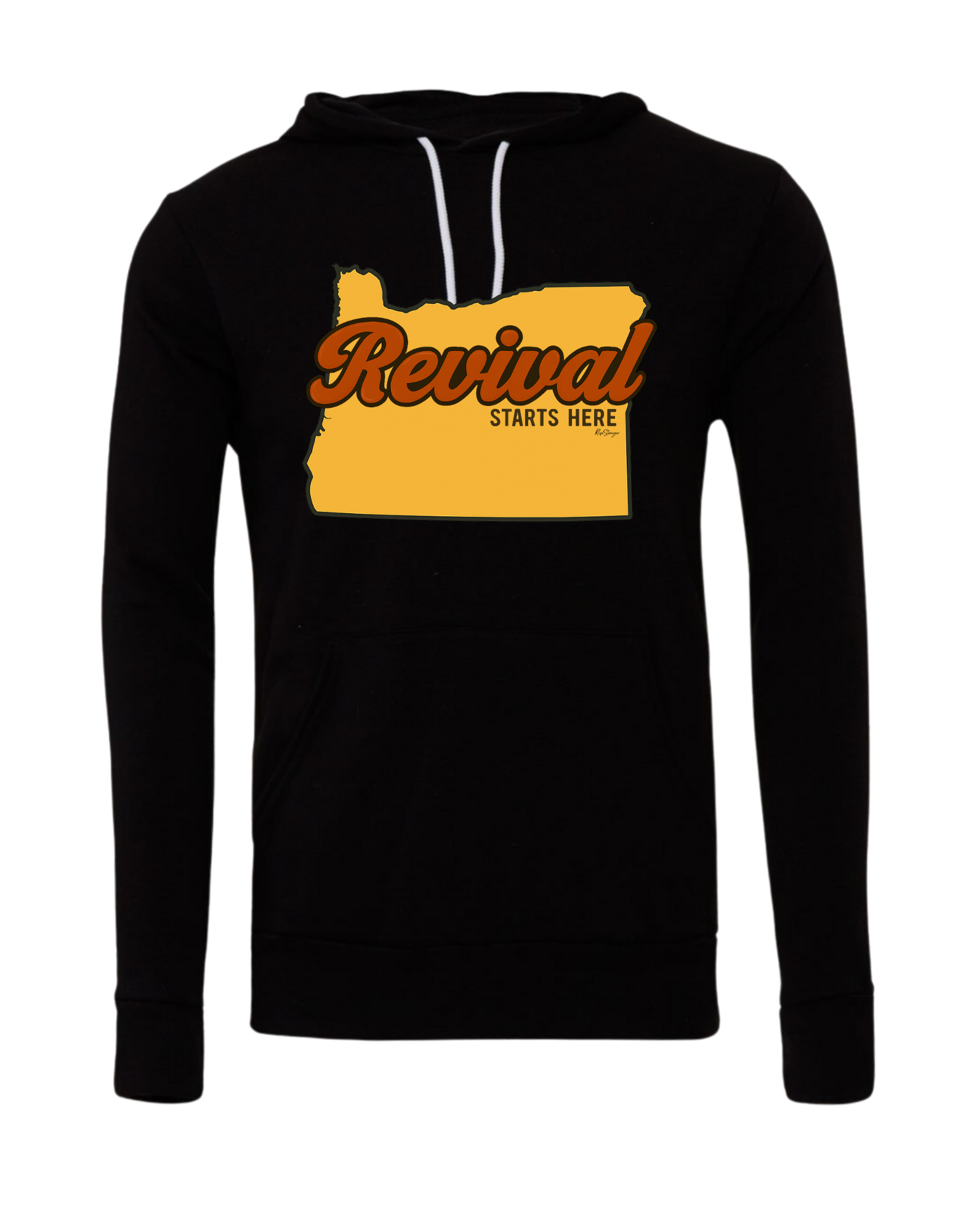Revival Starts Here PICK YOUR STATE Hoodie (O-S)