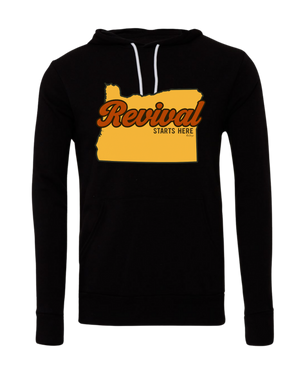 Revival Starts Here PICK YOUR STATE Hoodie (O-S)