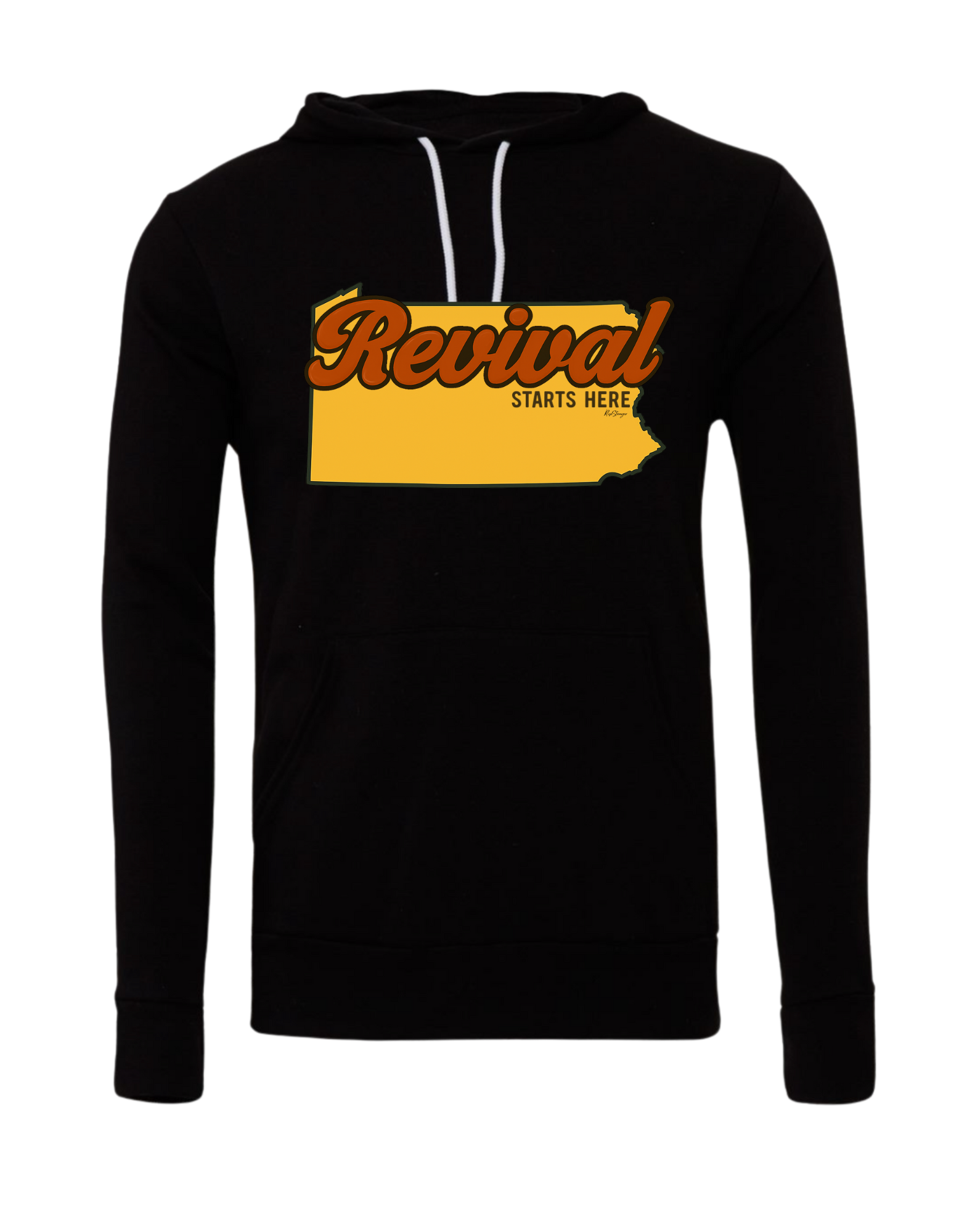 Revival Starts Here PICK YOUR STATE Hoodie (O-S)
