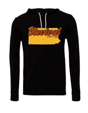 Revival Starts Here PICK YOUR STATE Hoodie (O-S)