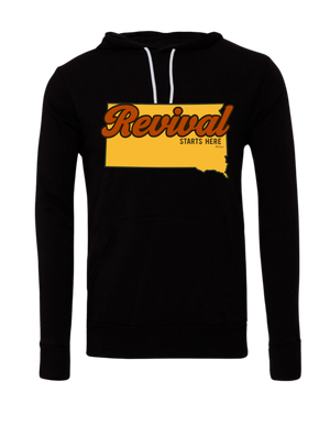 Revival Starts Here PICK YOUR STATE Hoodie (O-S)