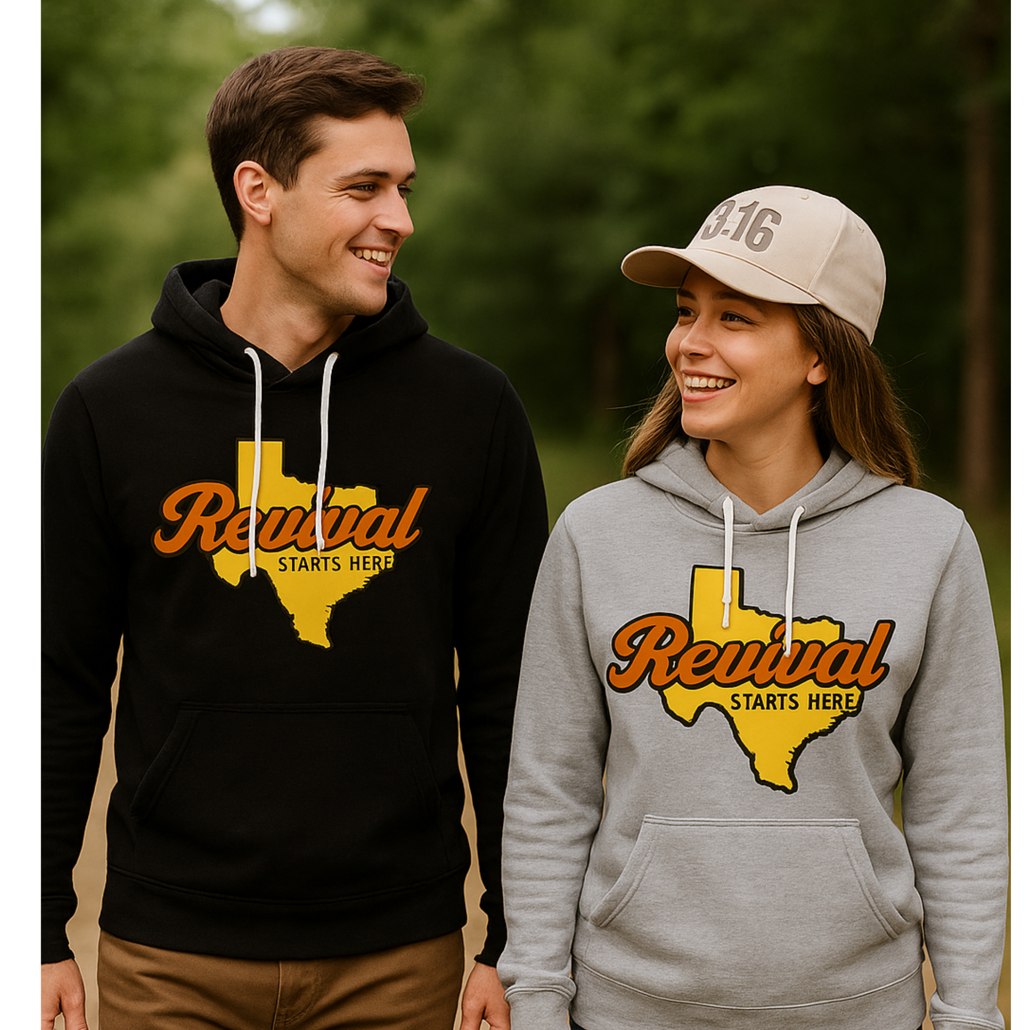 Revival Starts Here PICK YOUR STATE Hoodie (T-W)