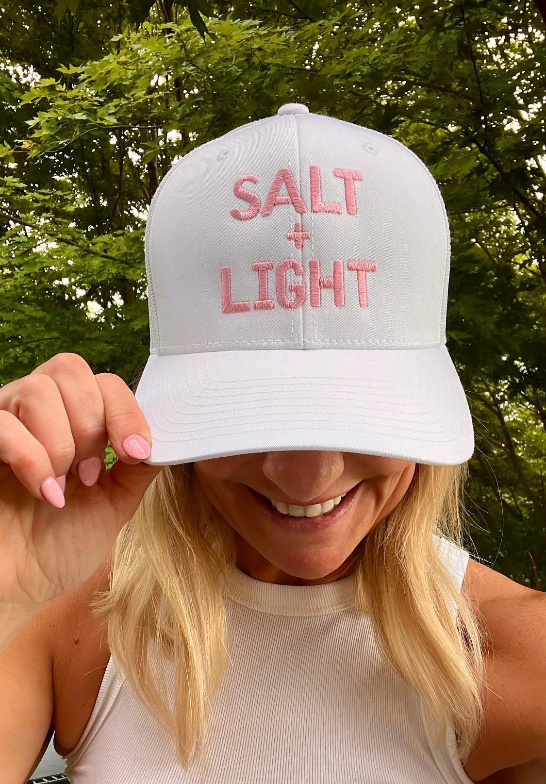 SALT + LIGHT Christian retro trucker hat