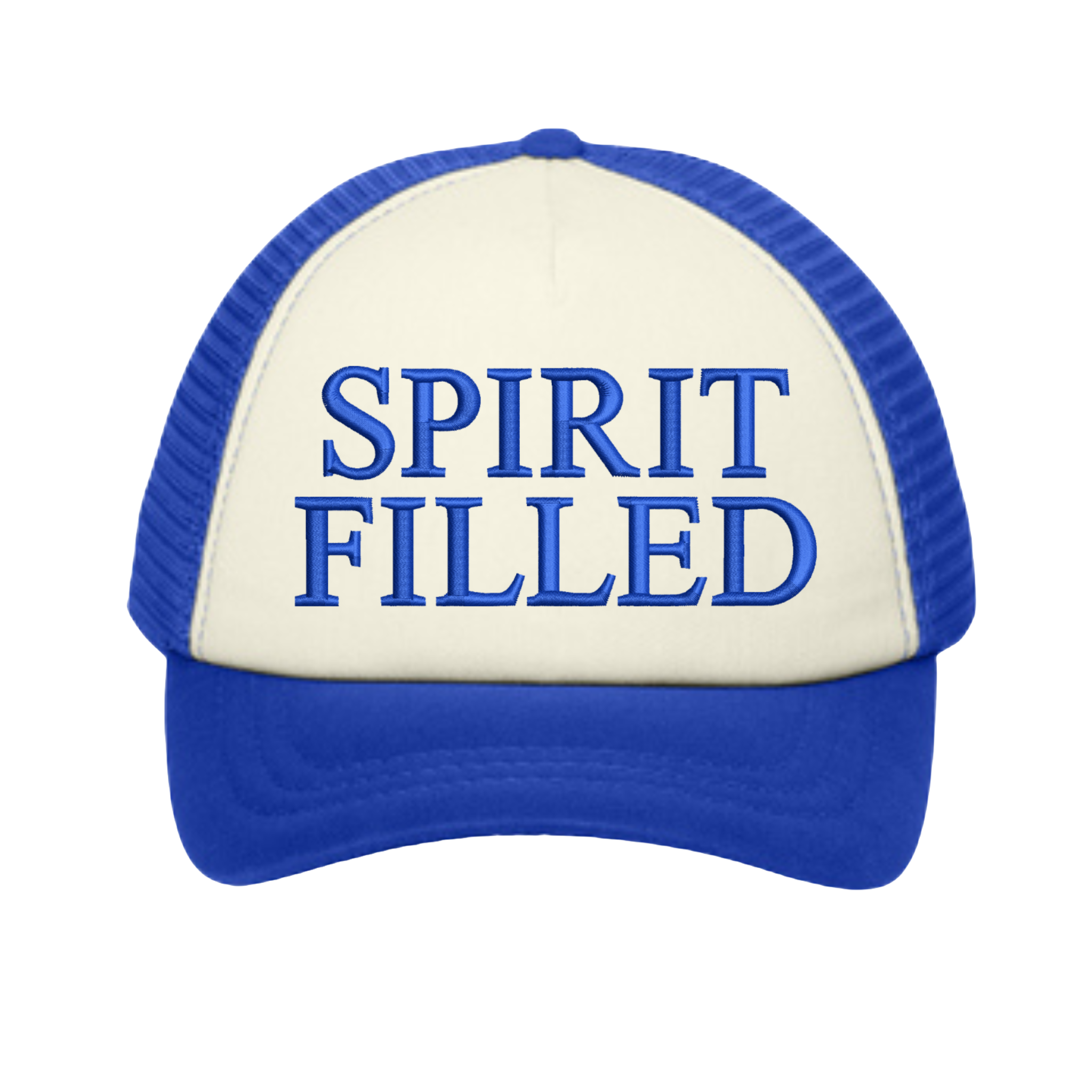 Spirit Filled – Christian Foam Trucker Hat (5-Panel)