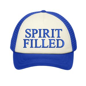 Spirit Filled – Christian Foam Trucker Hat (5-Panel)