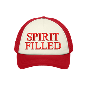 Spirit Filled – Christian Foam Trucker Hat (5-Panel)
